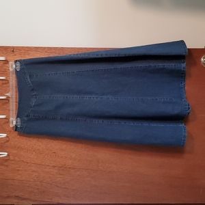 Chadwicks long denim skirt size 2 petite